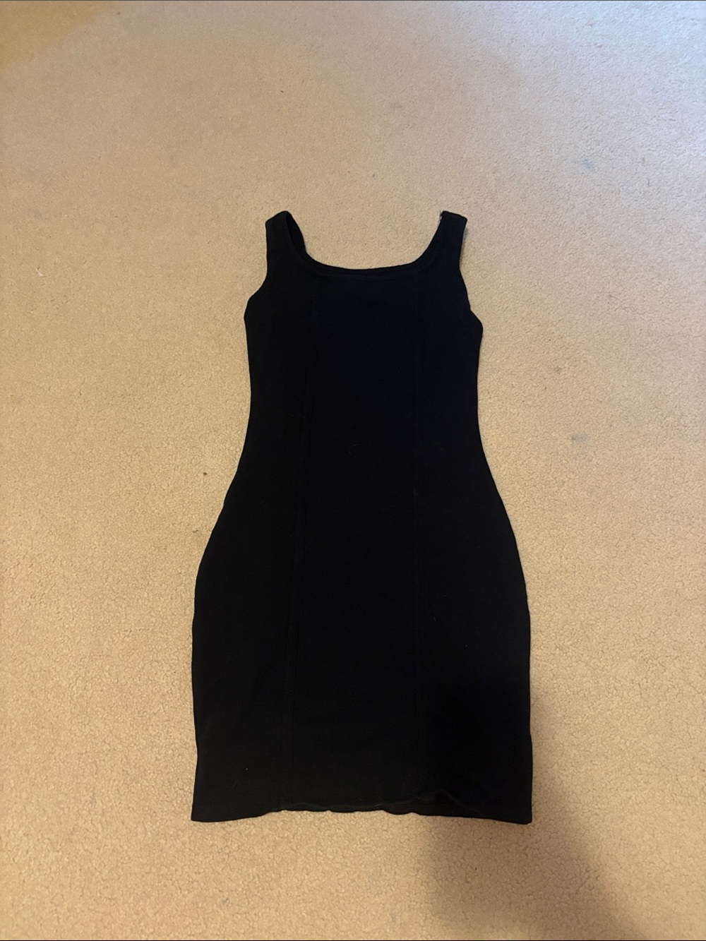 wild fable Black Sleeveless Bodycon Mini Dress
